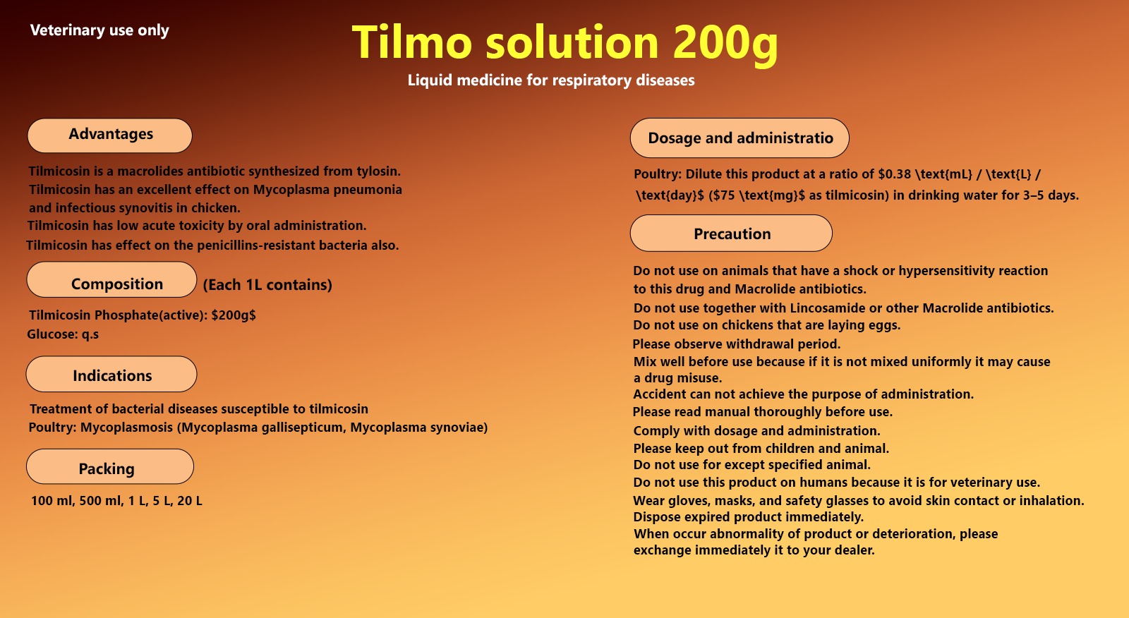 Tilmo Solution 200g